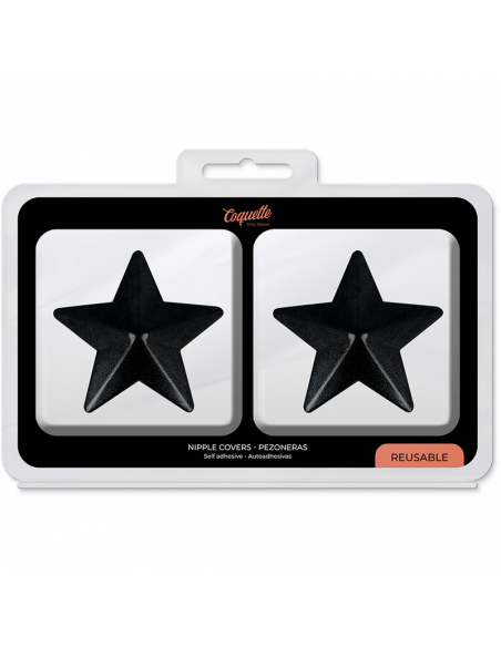 Klobučki za bradavičke Coquette Black Stars