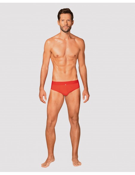 Moške spodnjice Obsessive Boldero rdeče