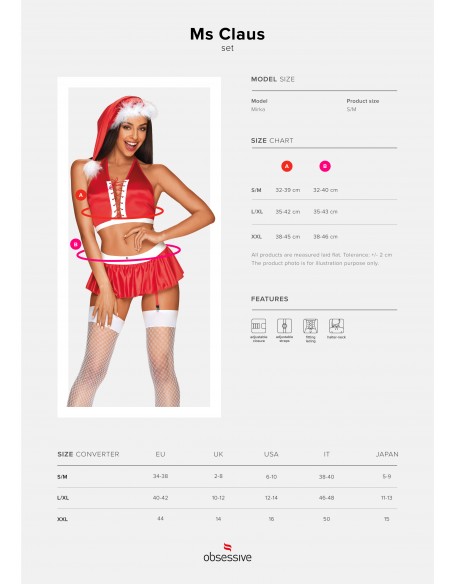 Kostum Obsessive MS Claus